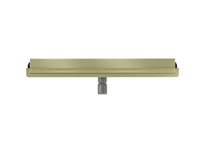 Mexen Flat Wall Linear Drain Wall 2-in-1 70 cm, Brushed Gold - 1A30070