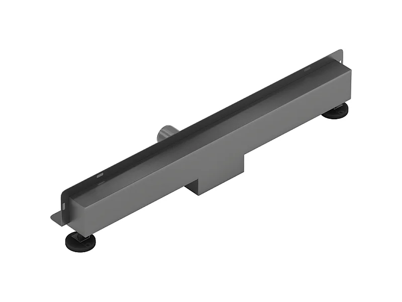 Mexen Flat Wall linear wall drain 2-in-1 60 cm, gun gray brushed - 1E30060