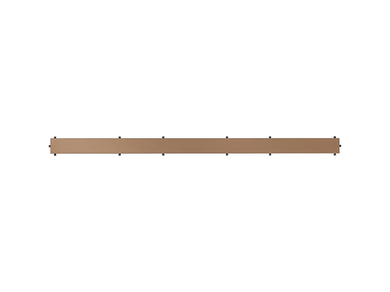 Mexen Flat M13 afdekking 2-in-1 voor lijnafvoer 100 cm, geborsteld koper - 1C19100