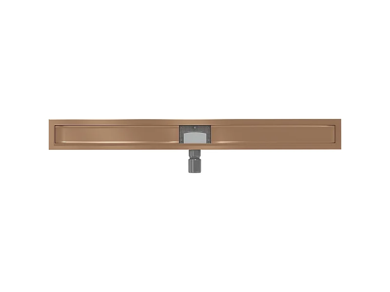 Mexen Flat behuizing voor lineaire afvoer 100 cm, geborsteld koper - 1C15100