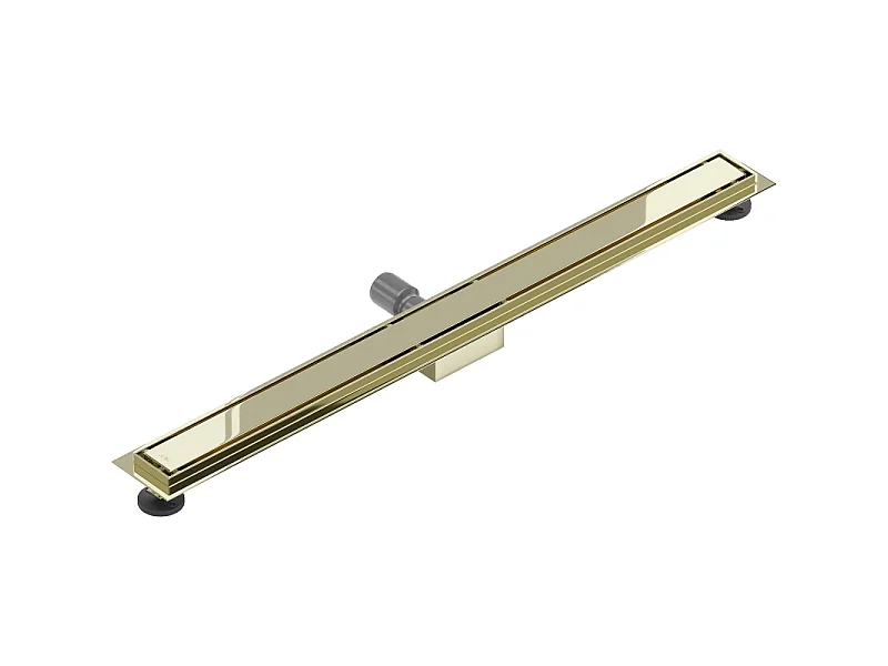 Mexen Flat M13 Linear Drain 2-in-1 80 cm, Gold - 1510080-15