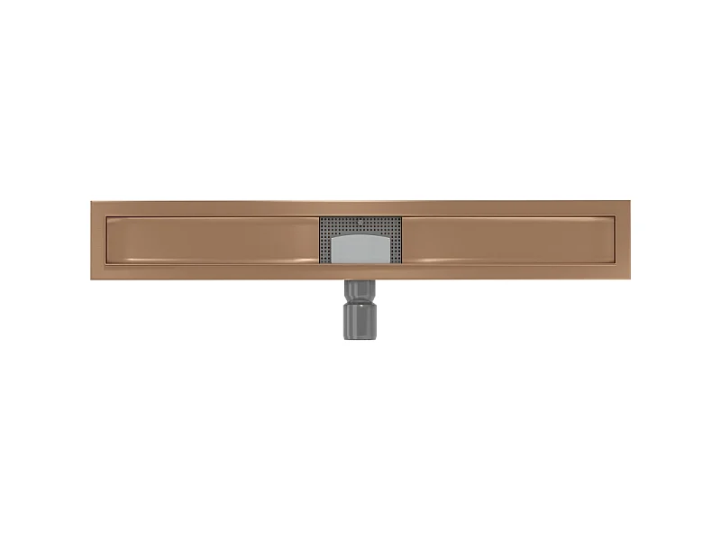 Mexen Flat behuizing voor 70 cm lineaire afvoer, geborsteld koper - 1C15070