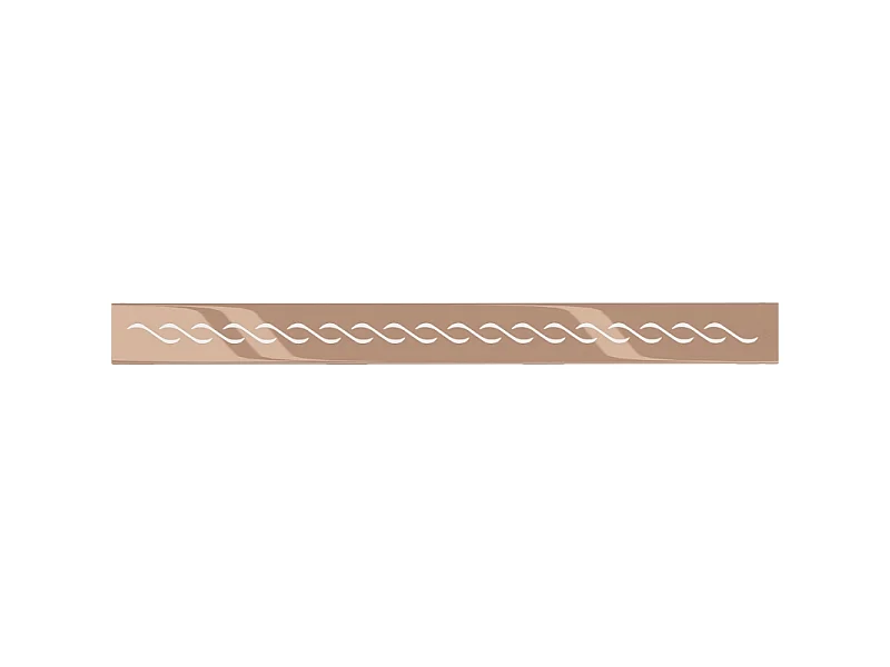 Mexen Flat M18 Abdeckung für Linienentwässerung 70 cm, Roségold - 1623070