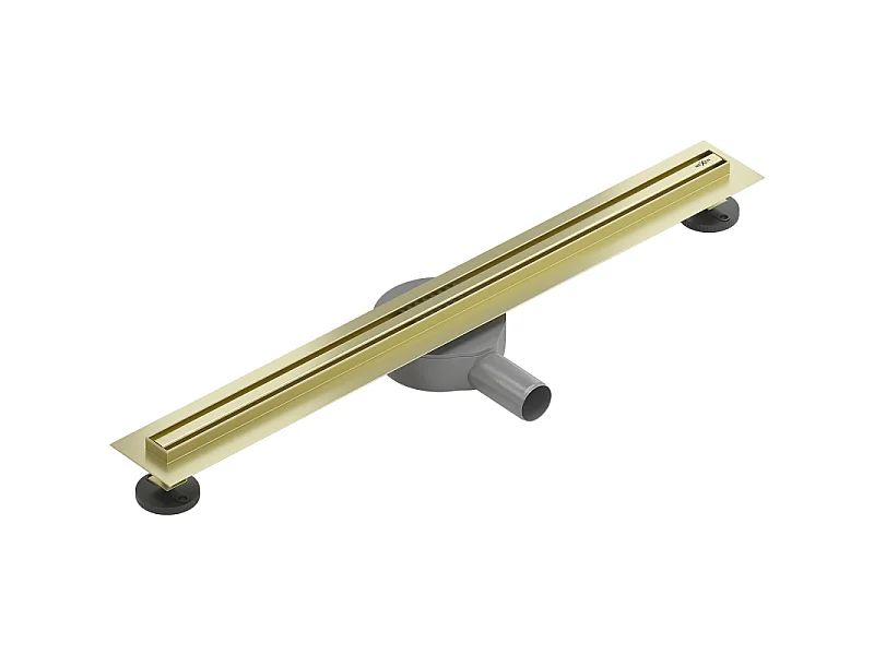 Mexen Flat 360° Slim desagüe lineal giratorio 70 cm, dorado cepillado - 1A41070