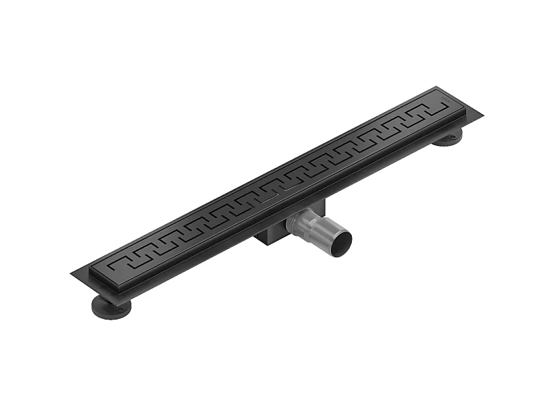 Mexen Flat M15 lijnafvoer 50 cm, zwart - 1724050-15