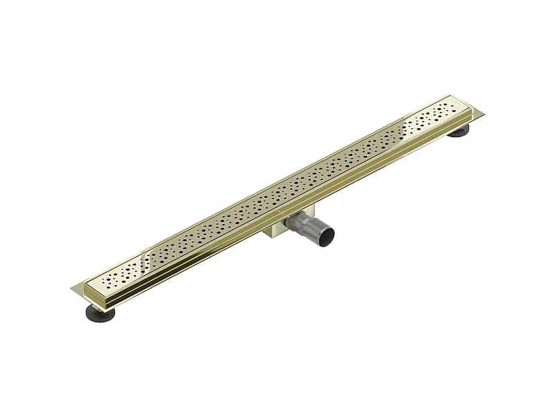 Mexen Flat M12 scarico lineare 80 cm, dorato - 1521080-15