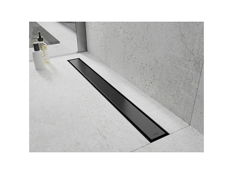 Mexen Flat 360° M13 Rotating Linear Drain 2in1 60 cm, Black - 1710060-40