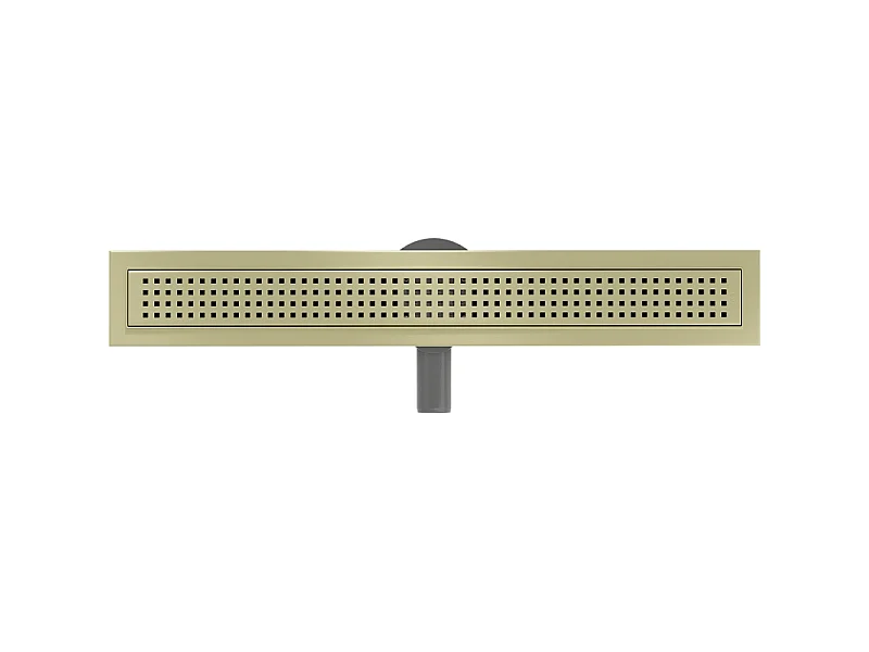 Mexen Flat 360° M08 drain linéaire rotatif 60 cm, or brossé - 1A25060-40