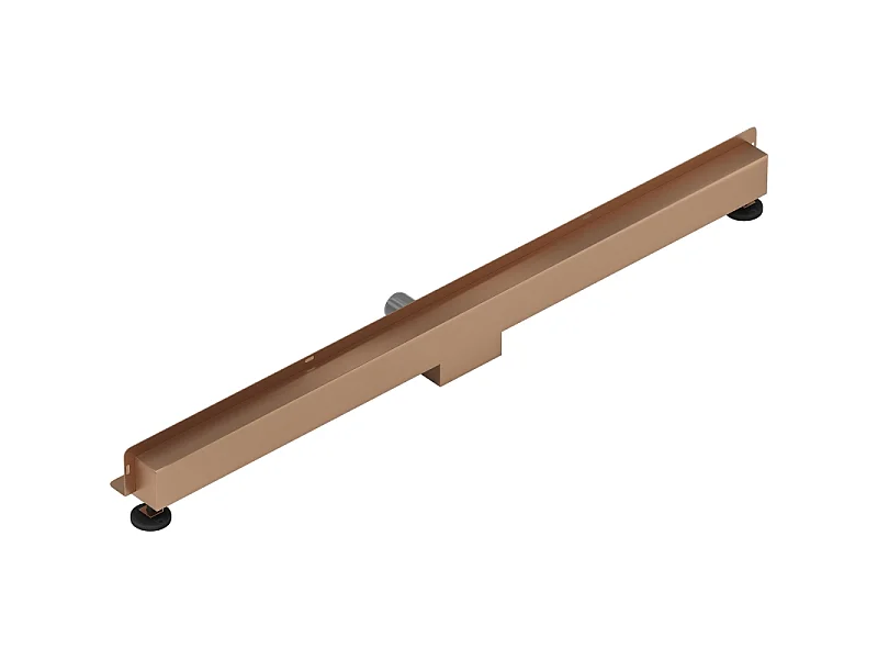 Mexen Flat Wall linear wall drain 2-in-1 110 cm, brushed copper - 1C30110