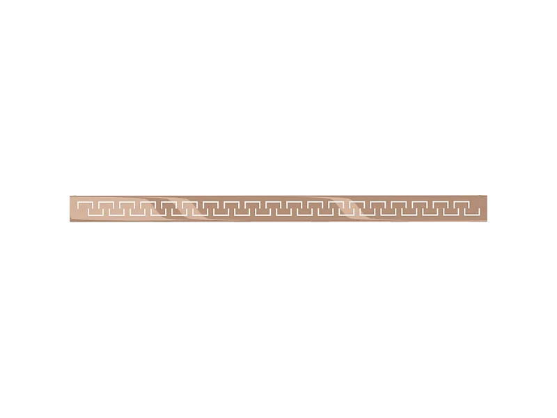 Mexen Flat M15 cache de caniveau de douche 80 cm, or rose - 1624080