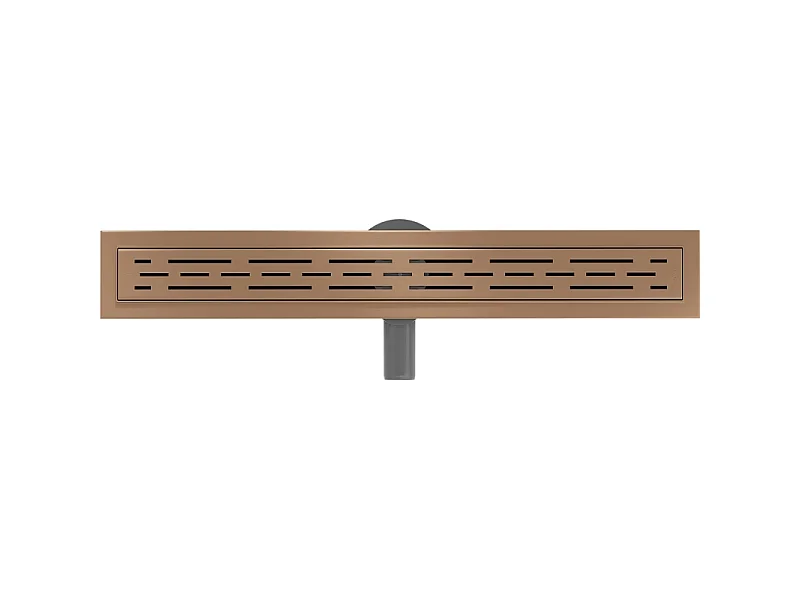 Mexen Flat 360° M01 canalisation linéaire rotative 50 cm, cuivre brossé - 1C20050-40