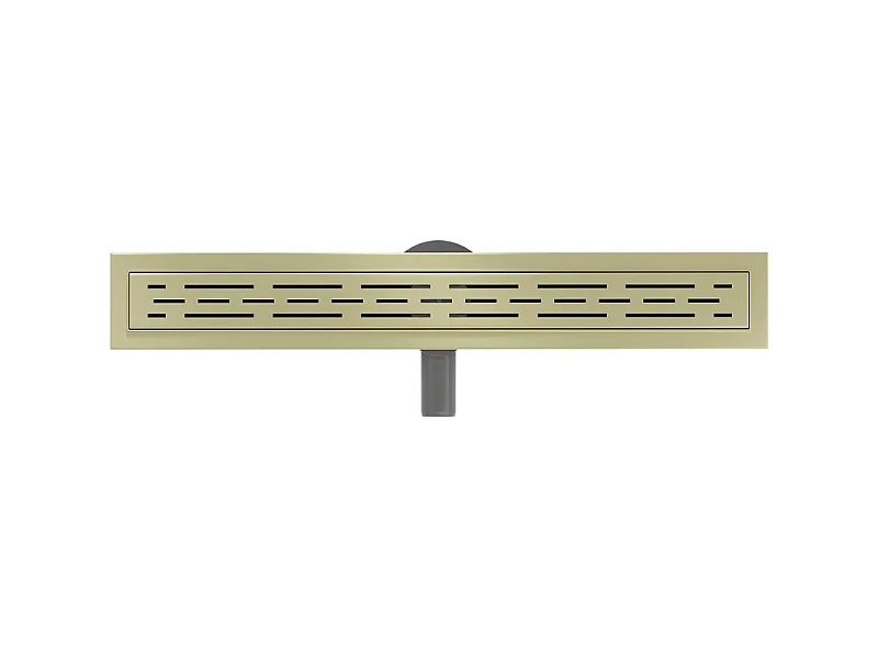 Mexen Flat 360° M01 Linear Rotating Drain 60 cm, Brushed Gold - 1A20060-40