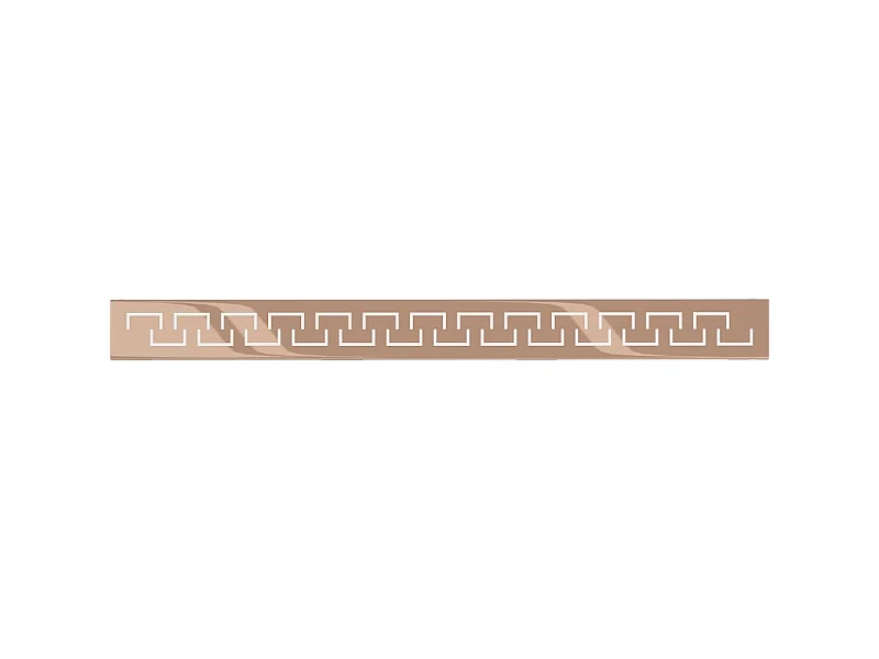 Mexen Flat M15 cache pour évacuation linéaire 70 cm, or rose - 1624070