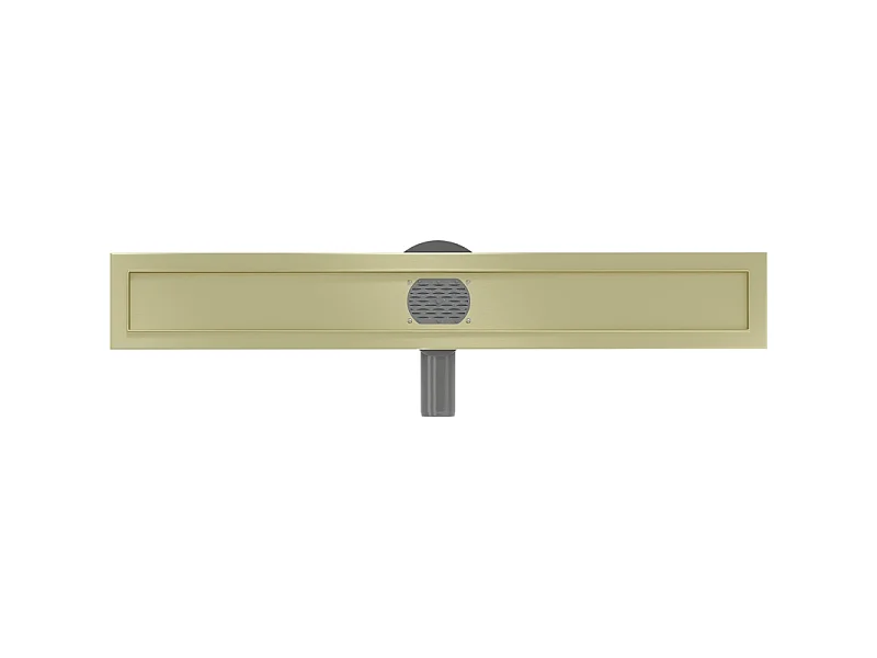 Mexen Flat 360° draaibare lineaire afvoerbehuizing 70 cm, goud geborsteld - 1A40070