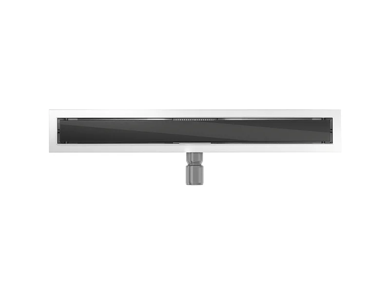 Mexen Flat MGB lijnafvoer 60 cm, zwart glas - 1026060-15
