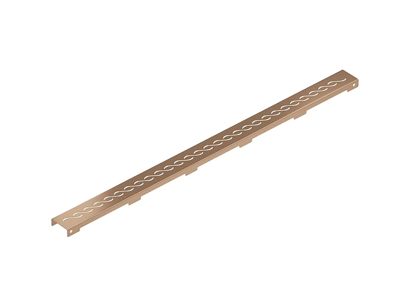 Mexen Flat M18 afdekplaat voor gootafvoer 80 cm, geborsteld koper - 1C23080