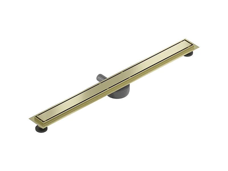 Mexen Flat 360° M13 linear rotary drain 2-in-1 80 cm, brushed gold - 1A10080-40