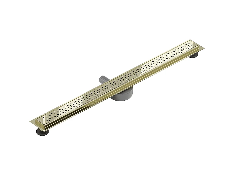 Mexen Flat 360° M12 Rotatable Linear Drain 90 cm, Gold - 1521090-40