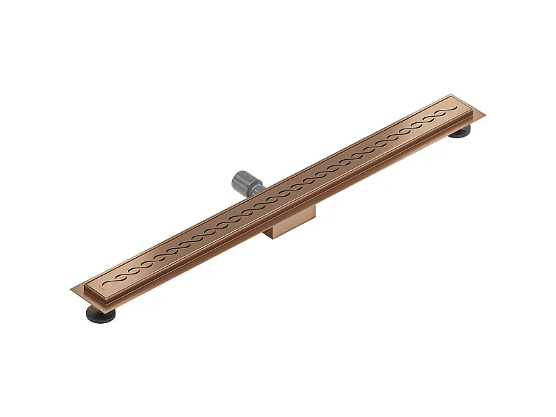 Mexen Flat M18 lineaire afvoer 80 cm, geborsteld koper - 1C23080-15