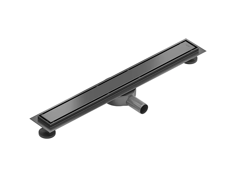Mexen Flat 360° M13 2-in-1 Rotatable Linear Drain 60 cm, Gun Gray Brushed - 1E10060-40
