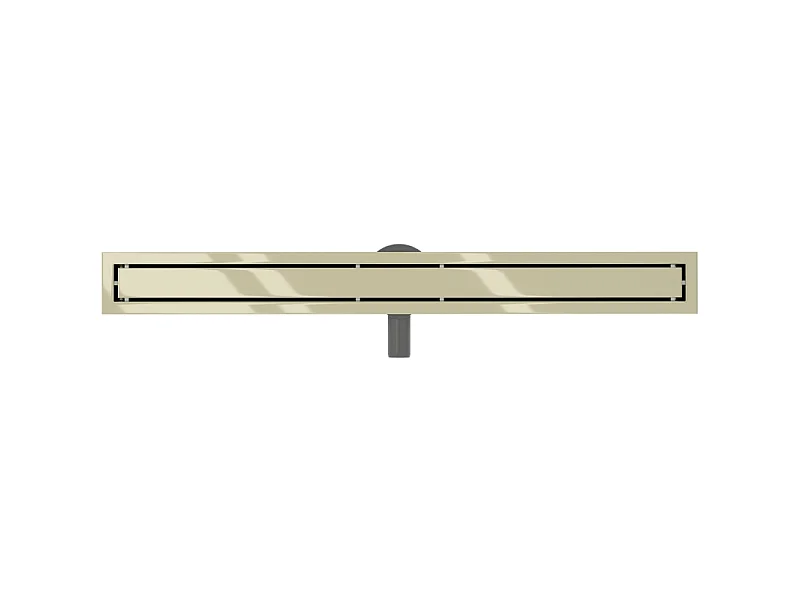 Mexen Flat 360° M13 siphon linéaire pivotant 2 en 1, 100 cm, doré - 1510100-40