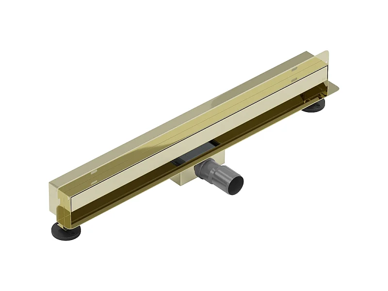 Mexen Flat Wall linear wall drain 2-in-1 50 cm, gold - 1530050