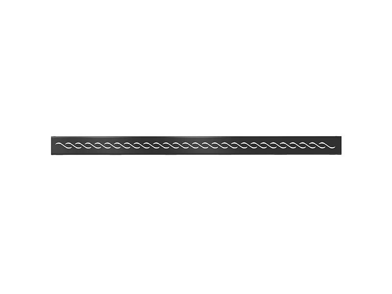 Mexen Flat M18 afdekking voor douchegoot 80 cm, zwart - 1723080