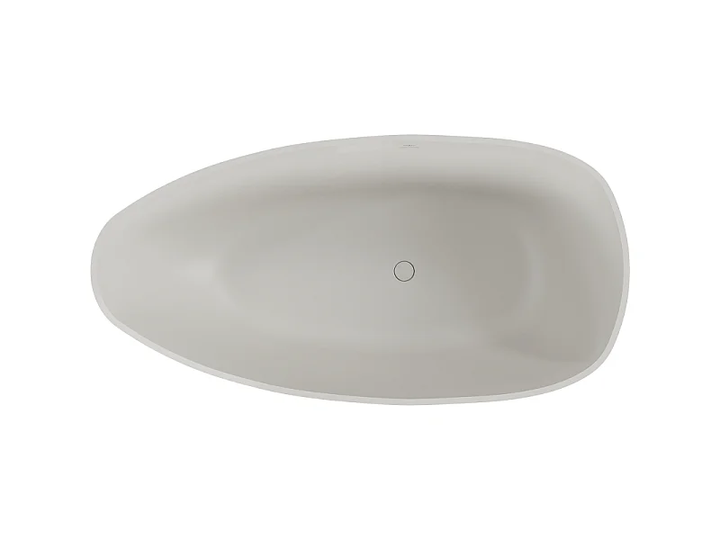 Mexen Imola baignoire autoportante en conglomérat 150 x 77 cm, béton mat - 57281507661