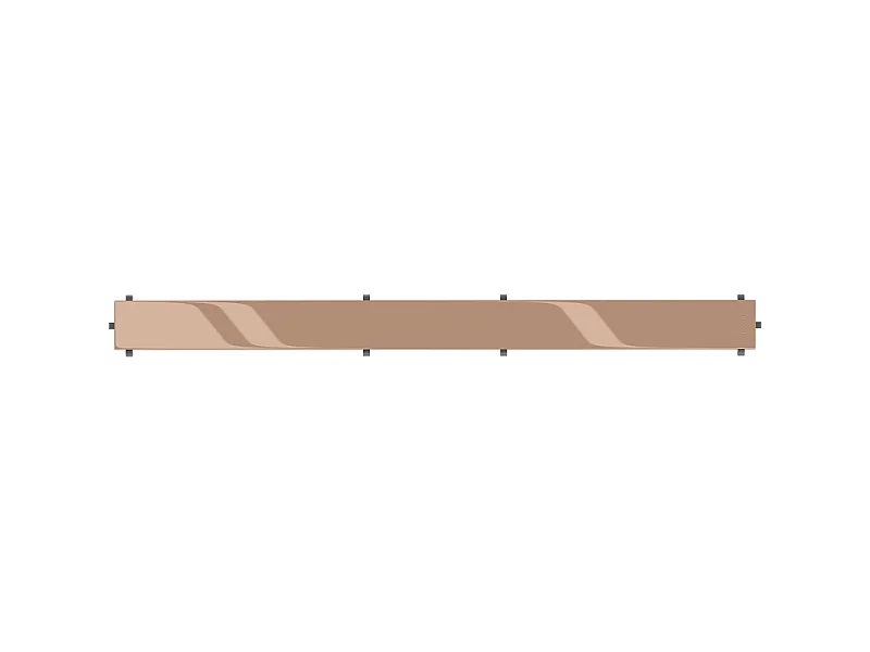 Mexen Flat M13 Abdeckung 2in1 für Linienabfluss 50 cm, Roségold - 1619050