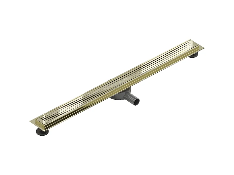 Mexen Flat 360° M08 draaibare douchegoot 100 cm, goud - 1525100-40