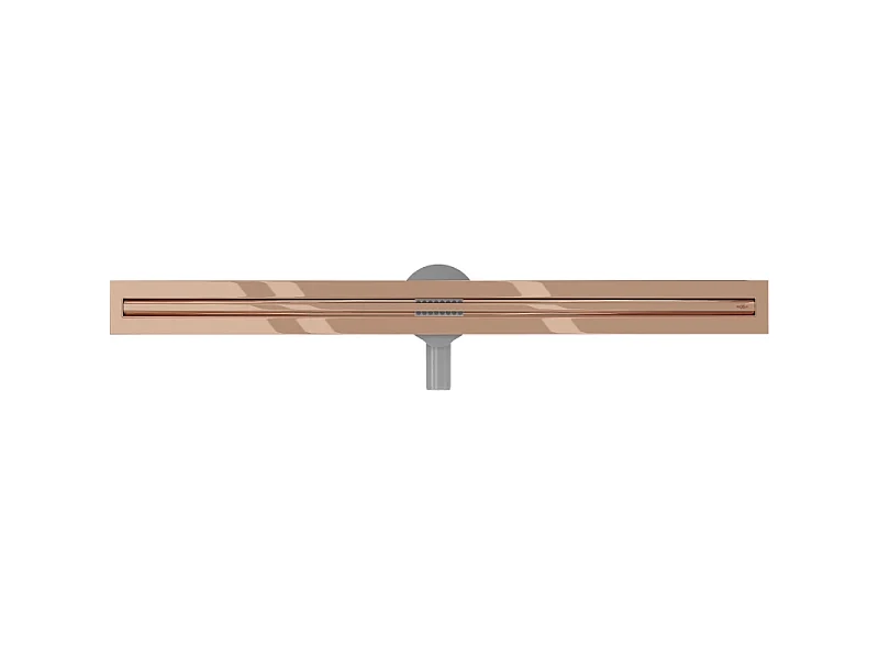 Mexen Flat 360° Slim drainage linéaire rotatif 80 cm, or rose - 1641080