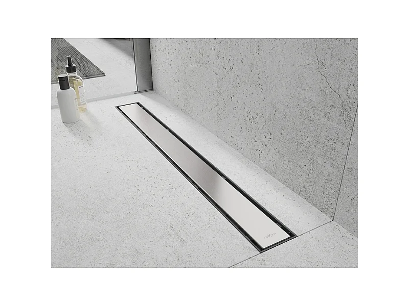 Mexen Flat ABS linear drain 2-in-1 80 cm, inox- 1069080