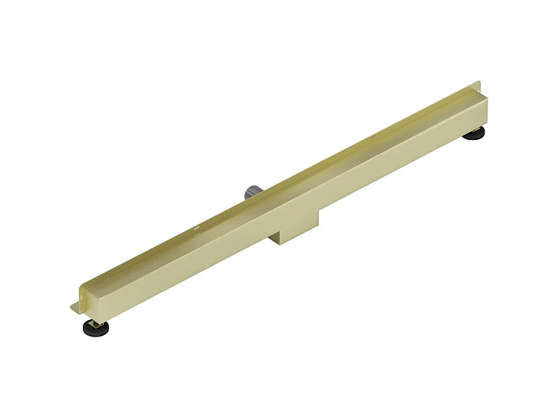 Mexen Flat Wall linear wall drain 2-in-1 110 cm, brushed gold - 1A30110