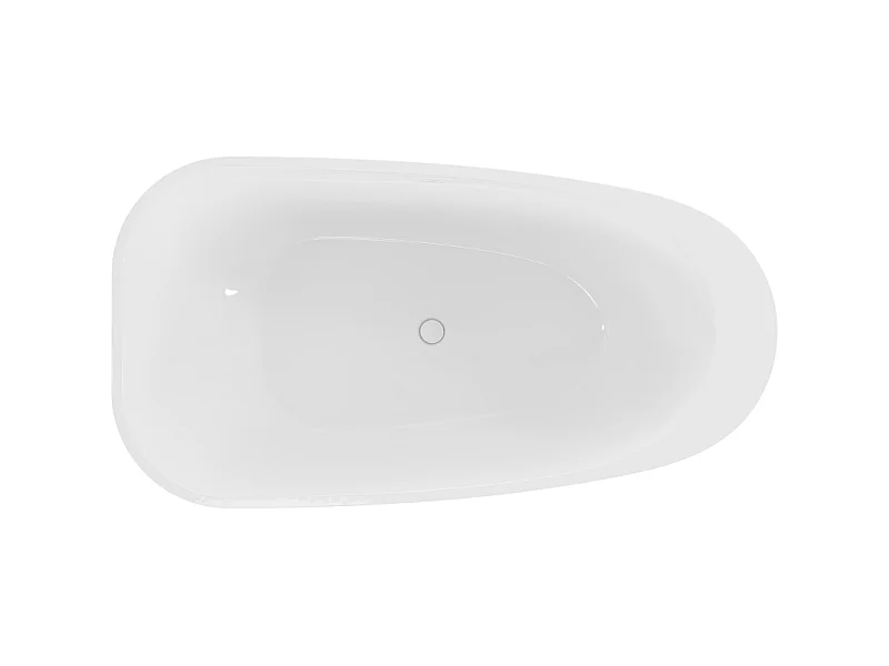 Mexen Giada baignoire autoportante 170 x 90 cm, blanc brillant, trop-plein blanc - 52741709000-20
