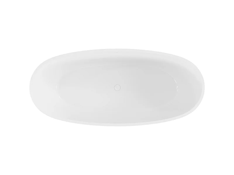 Mexen Torino baignoire autoportante en conglomérat 175 x 78 cm, blanc brillant - 57271757810