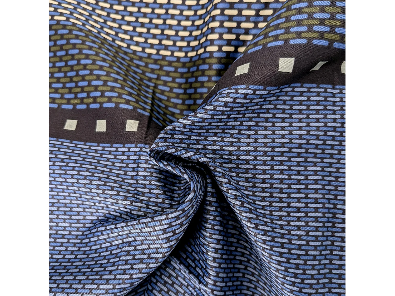 Housse de couette 260x240 cm satin de coton ENZO bleu