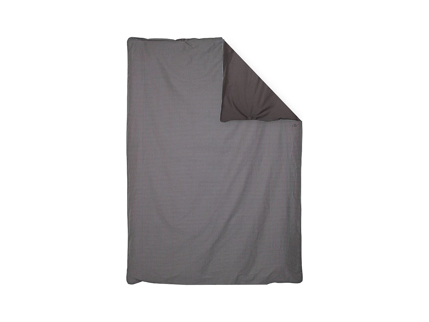 Housse de couette 140x200 cm satin de coton ENZO noir