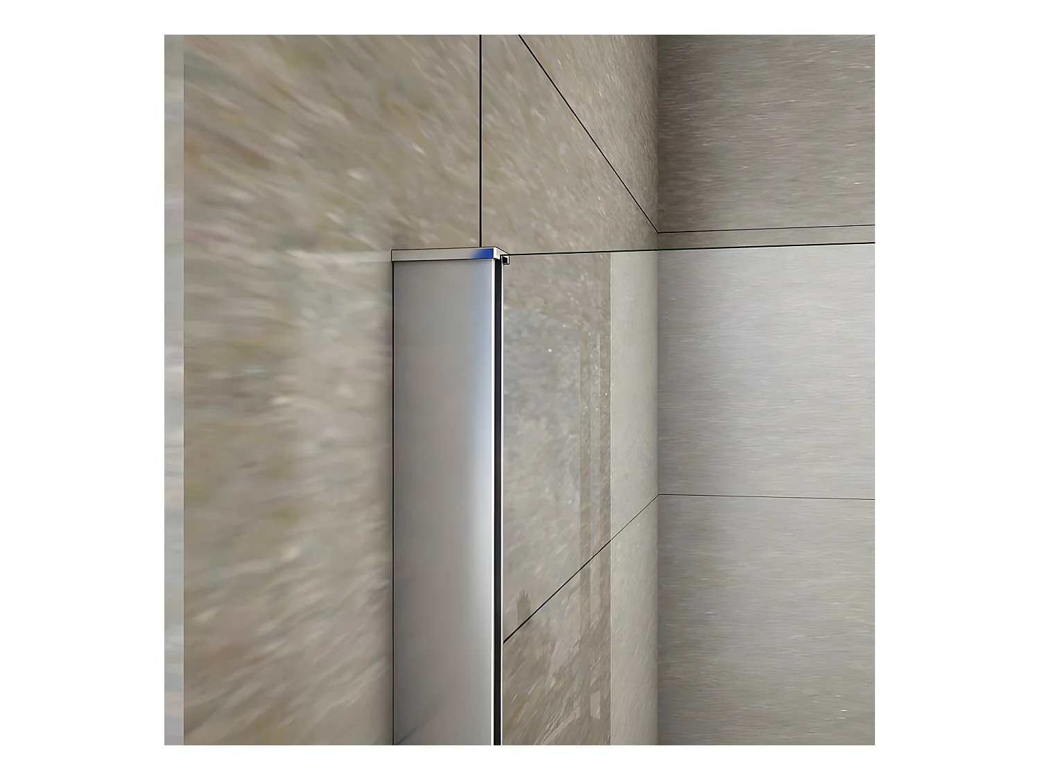 Pare-baignoire fixé 40x130cm, paroi de baignoire, écran de douche en verre 5mm anticalcaire