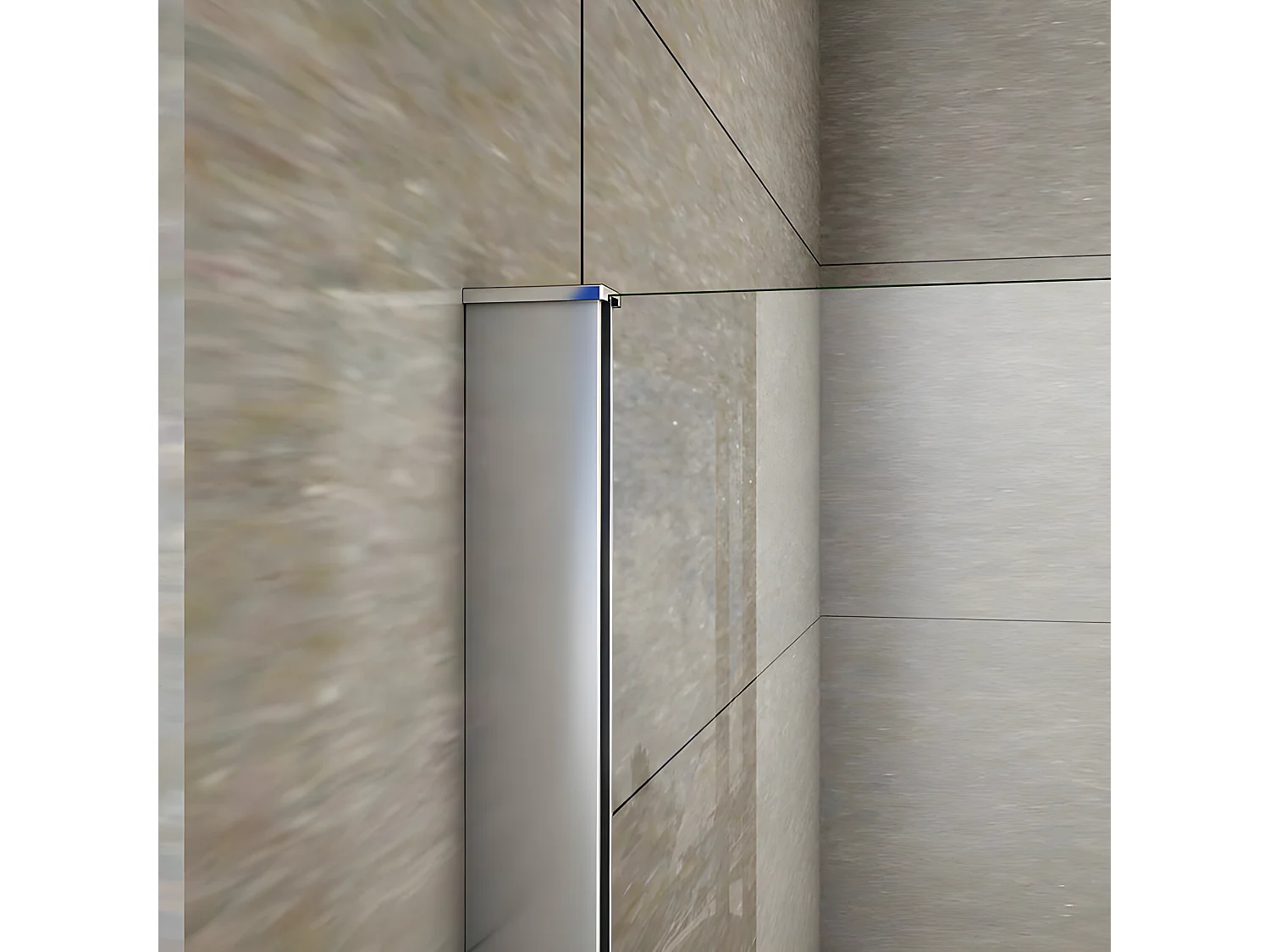 Pare-baignoire fixé 40x130cm, paroi de baignoire, écran de douche en verre 5mm anticalcaire