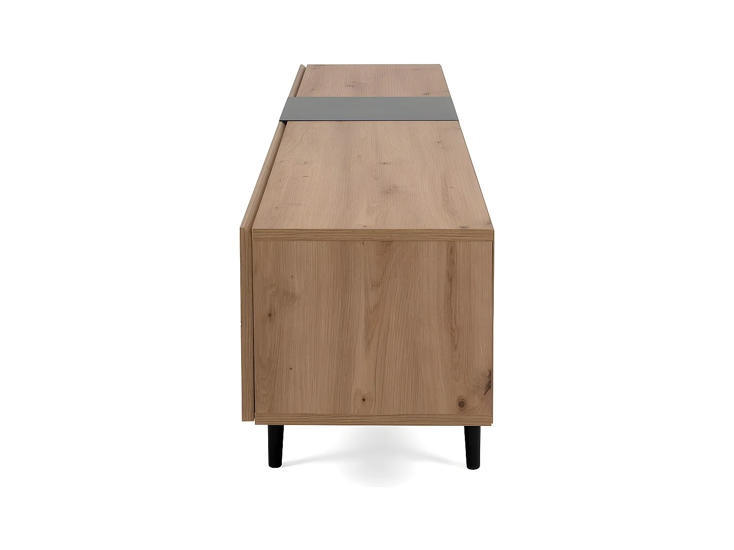 TV-Möbel mit 3 Türen und 2 Ablagen L 195 cm - Nola