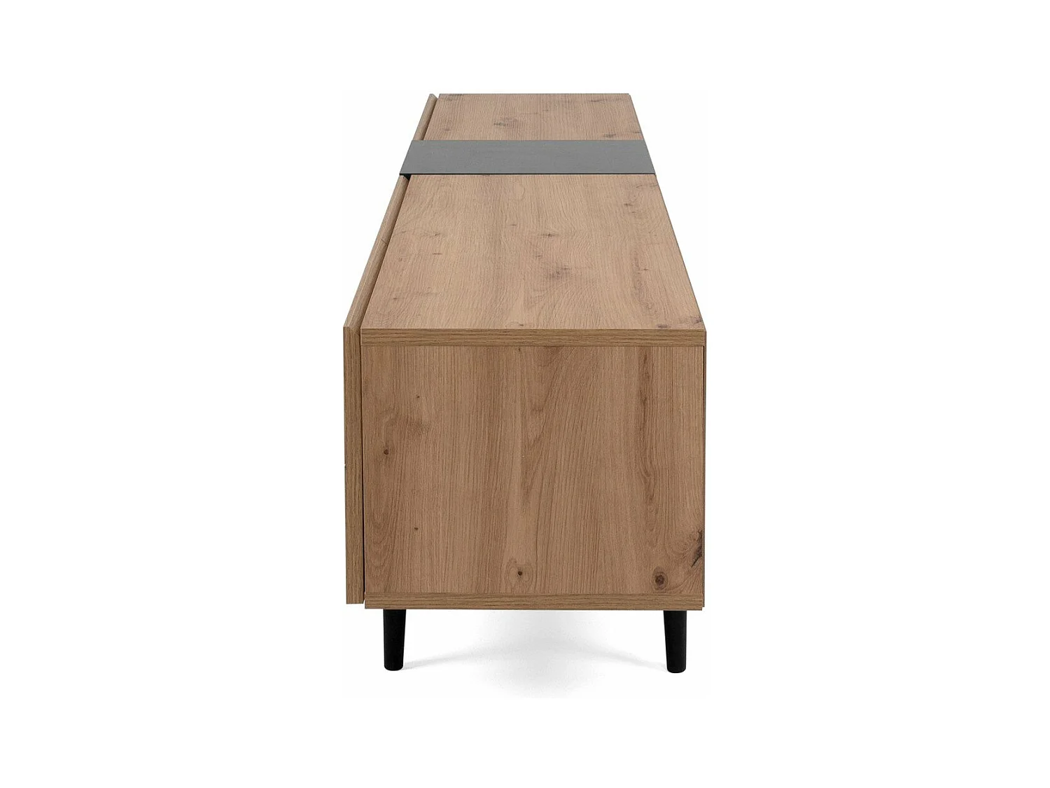 TV-Möbel mit 3 Türen und 2 Ablagen L 195 cm - Nola