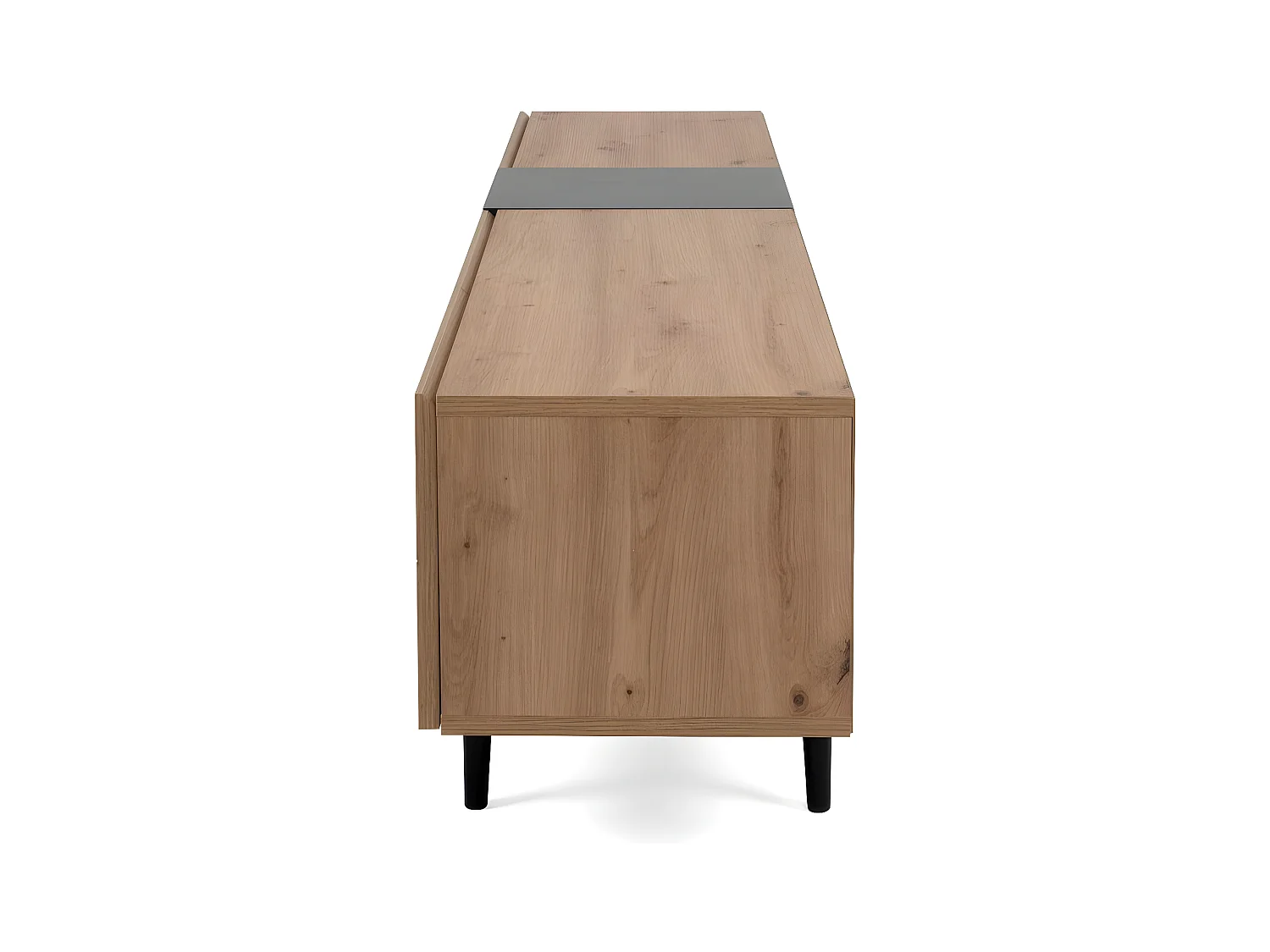 TV-Möbel mit 3 Türen und 2 Ablagen L 195 cm - Nola