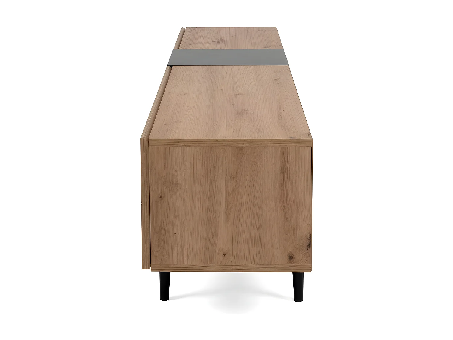 TV-meubel 3 deuren 2 nissen L195 cm - Nola