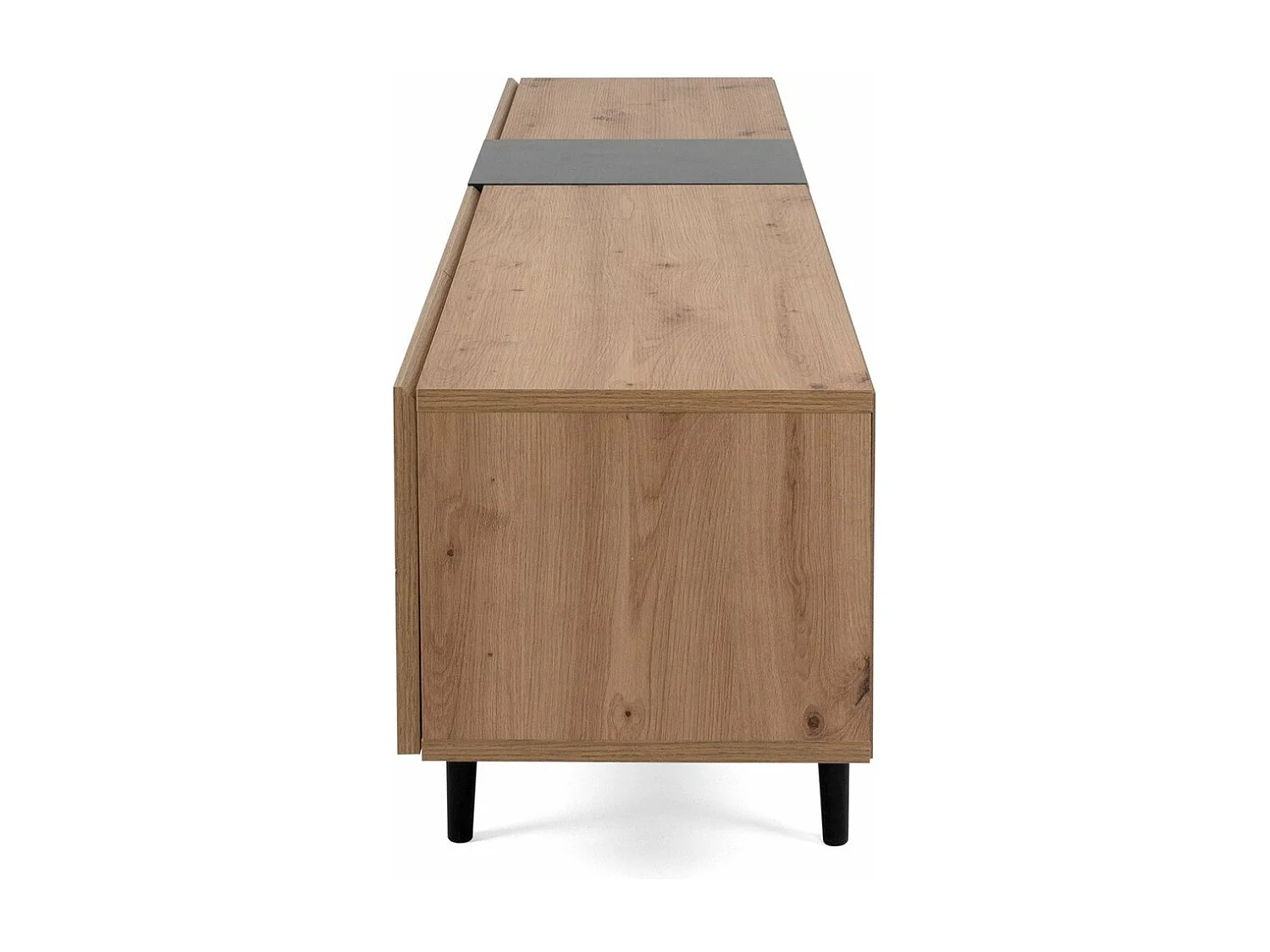 TV-meubel 3 deuren 2 nissen L195 cm - Nola