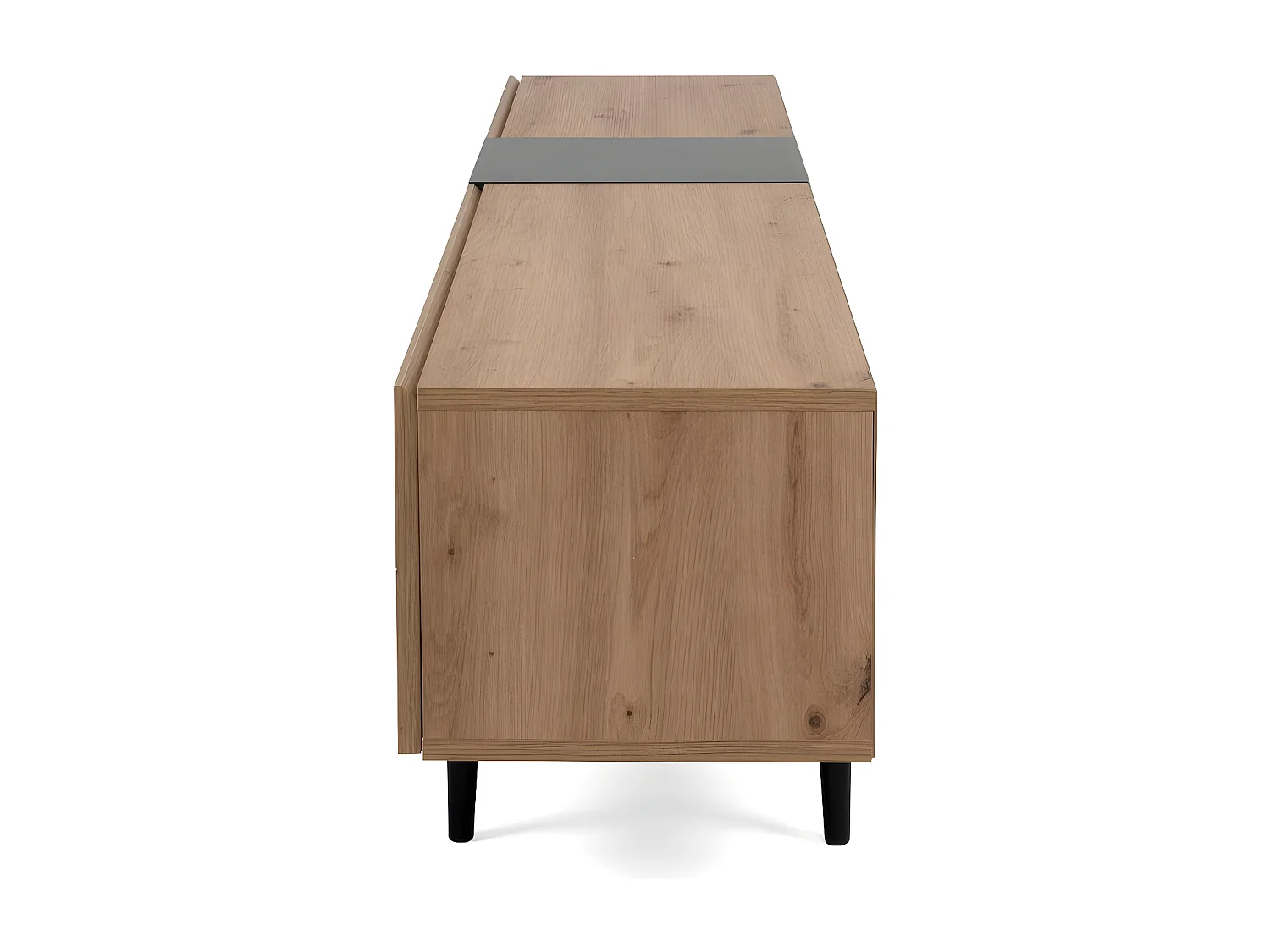 TV-meubel 3 deuren 2 nissen L195 cm - Nola