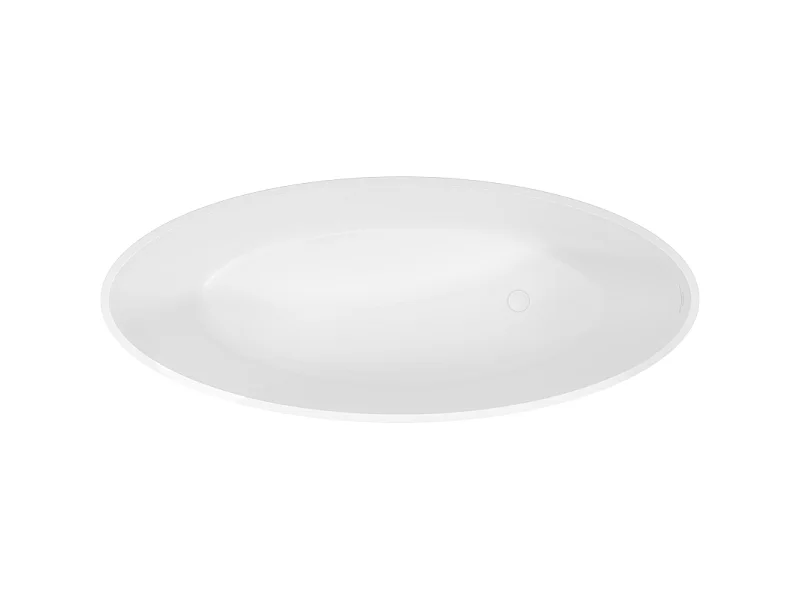Mexen Prato baignoire autoportante en conglomérat 170 x 70 cm, blanc mat - 57251707000