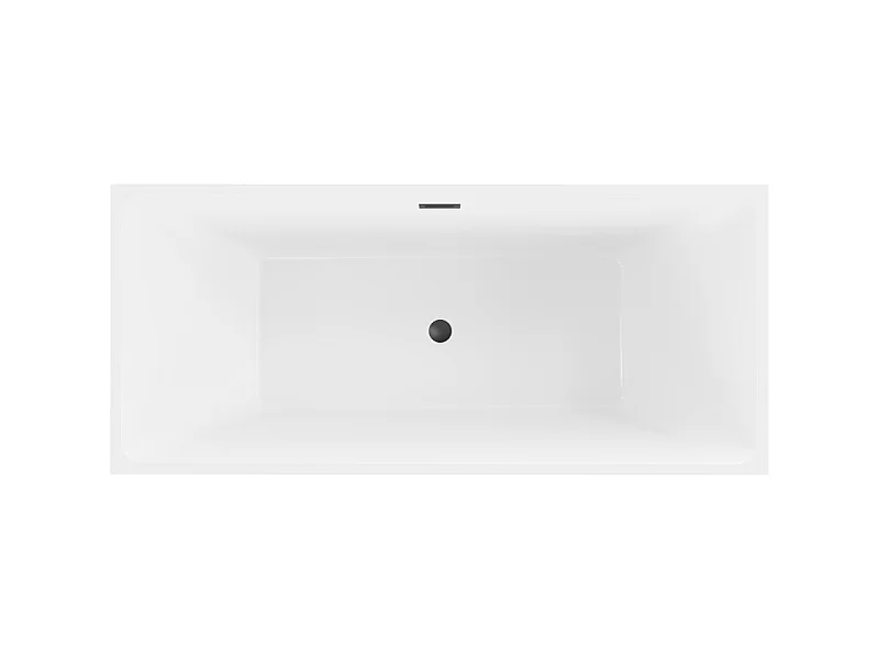 Mexen Lita baignoire autoportante 170 x 75 cm, blanche, trop-plein noir - 52121707500-70