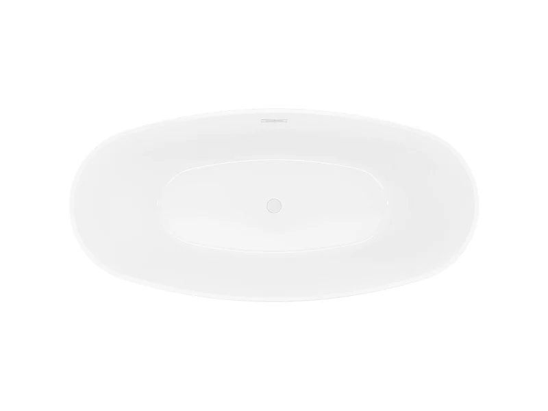 Mexen Lira vrijstaande badkuip patroon 170 x 80 cm, wit, witte overloop - 52831708000-20