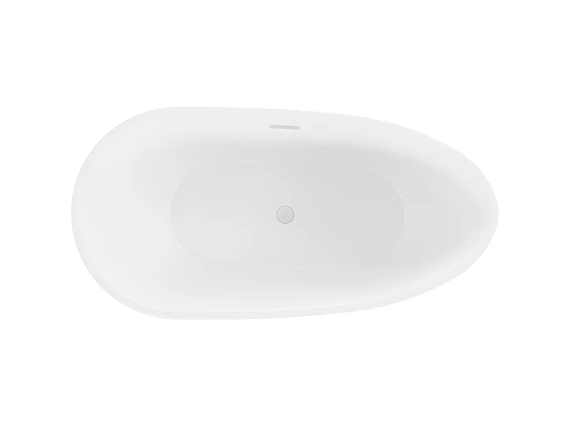 Mexen Eos wanna wolnostojąca 150 x 75 cm, biała, przelew biały - 52471507500-20