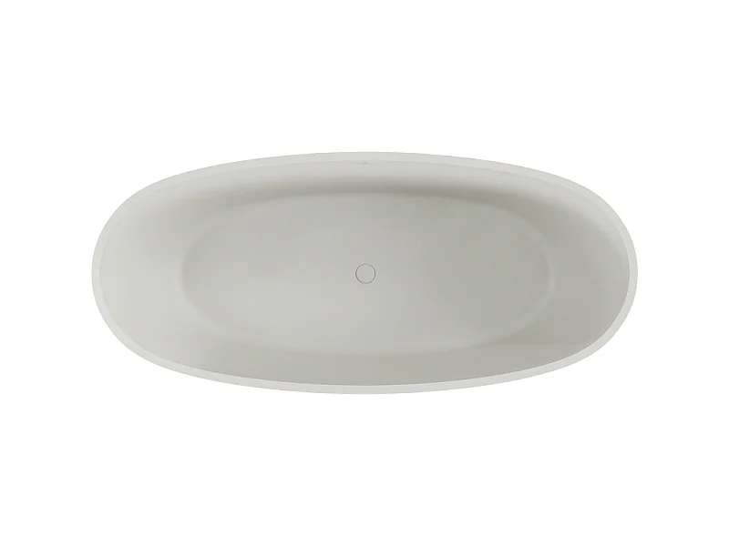 Mexen Torino freistehende Wanne aus Konglomerat 175 x 78 cm, Beton matt - 57271757861
